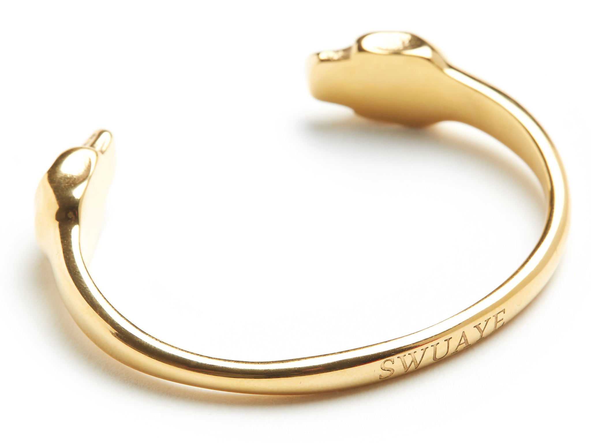 Skull Bangle in 18K Gold Plating