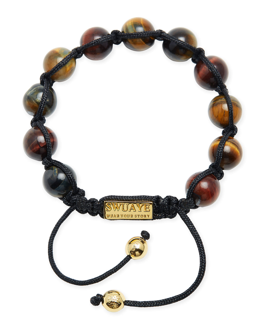 Men's Tiger Eye Shamballa