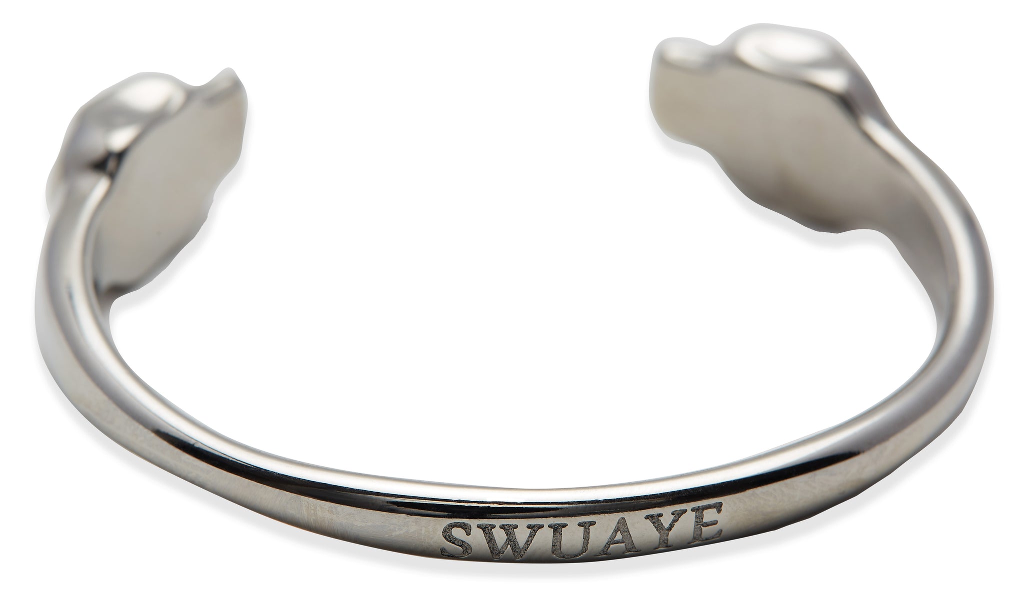 Skull Bangle with Silver Finish