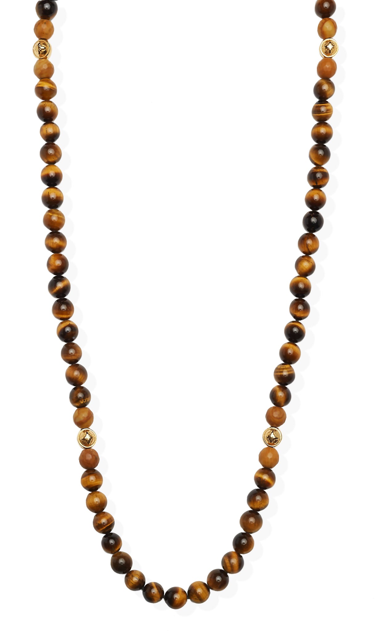 Tiger Eye & Oak Necklace